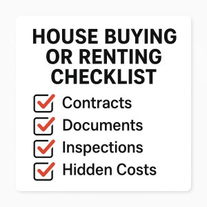 House Buying or Renting Checklist